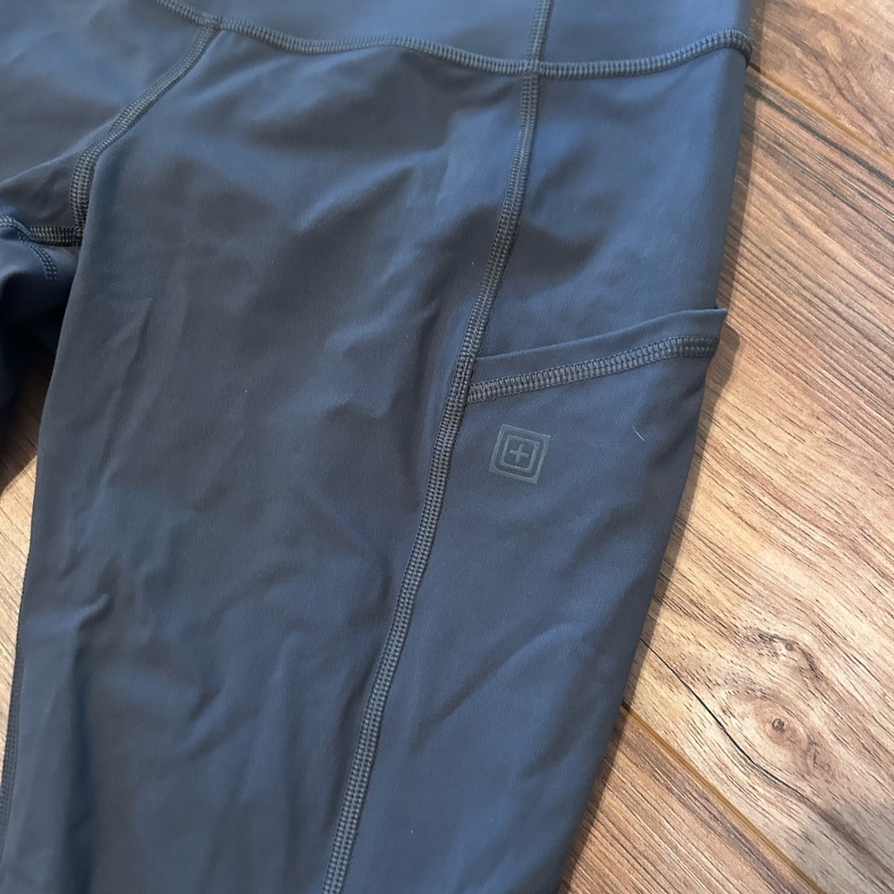 5.11 Tactical Gray Training Leggings S | Performance Fit, Gray Athleisure - Picture 4 of 6
